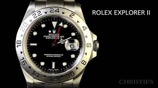 Rolex Oyster Perpetual Date Explorer II Ref 16570 circa 1991  Watch Shop [upl. by Broome173]