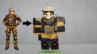 Roblox Titanfall 2 “Viper” Avatar Build [upl. by Sabra]