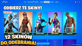 ODBIERZ 12 DARMOWYCH SKINÓW ZA 24 GODZINY w Fortnite [upl. by Sholley]