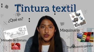 Tintura textil ¿Qué es maquinaria métodos de tintura productos químicos y más [upl. by Lebasi]