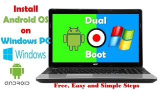 How to install android on PC Laptop  Windows 7810 without Bluestacks youwave any Emulator [upl. by Scherman204]