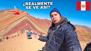 Esta es la REALIDAD de SUBIR la MONTAÑA de COLORES en PERÚ 🇵🇪 ¿Vale la pena [upl. by Le821]