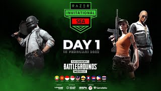 INDONESIA  RAZER INVITATIONAL  SEA NATIONAL SHOWDOWN 2022  PUBGM  DAY 1 [upl. by Clifton921]