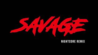 Bahari  Savage Nightcore Remix [upl. by Selym]