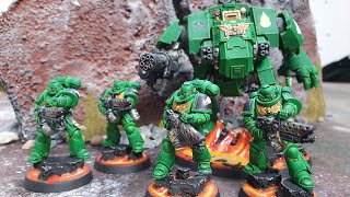 Salamanders vs Death Guard 10th edition Warhammer 40k battle report [upl. by Gahl]