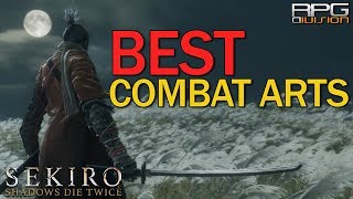 SEKIRO  Best Combat Arts [upl. by Essilec495]