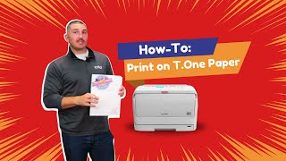 Easy HowTo Print on TOne Paper  Crio Powderless DTF Tutorial [upl. by Aicilana]