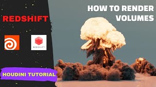 Redshift Volume Material Houdini Beginner Tutorial [upl. by Elephus995]