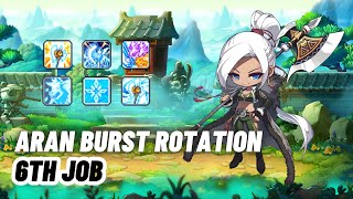 The Practical Guide to Aran 6th Job Burst Rotation  New Age [upl. by Imarej]