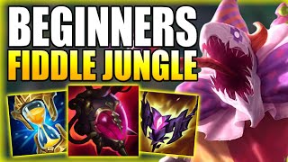 HOW TO PLAY FIDDLESTICKS JUNGLE amp CARRY THE GAME FOR BEGINNERS  Gameplay Guide League of Legends [upl. by Stafford824]