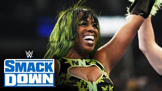 Naomi makes a winning return in Elimination Chamber Qualifier SmackDown highlights Feb 16 2024 [upl. by Aidul599]