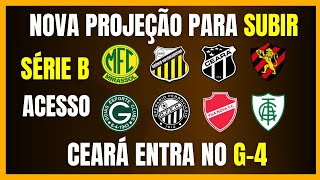 SÉRIE B  CEARÁ NO G4  NOVA PROJEÇÃO PARA SUBIR [upl. by Adnotal]