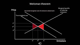 3 4 tax vs cap and trade Weitzman 1974 [upl. by Esahc406]