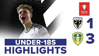 HIGHLIGHTS AFC WIMBLEDON 13 LEEDS UNITED AET  FA YOUTH CUP 4TH ROUND [upl. by Riabuz]