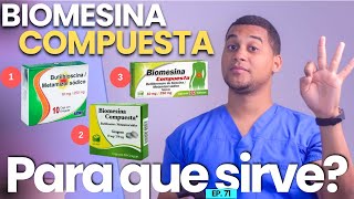 BIOMESINA COMPUESTA PARA QUE SIRVE  3 COSAS  MEDICAMENTOS [upl. by Bryna]