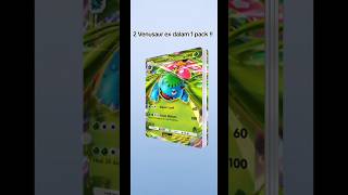 Venusaur ex pokemon mewtwo pokemontcg pokemontcgpocket tcg venusaur pull packopening [upl. by Nielson11]