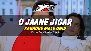 O Jaane Jigar Karaoke  Male Only  Yeh Hai Jalwa  Salman Khan Amisha Patel [upl. by Nimsaj]