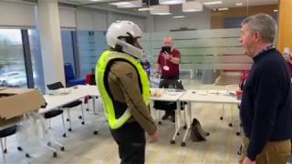 Helite Turtle 2 Airbag Vest demonstration [upl. by Notrub472]