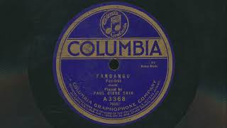 1920 PAUL BIESE TRIO Fandango ORIGINAL EARLY JAZZ RECORDING  78 RPM Record [upl. by Nayrb]