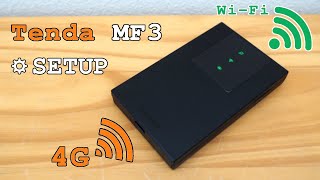 Tenda MF3 mobile 4G router WiFi 6 • Unboxing installation configuration and test [upl. by Suirauqram]