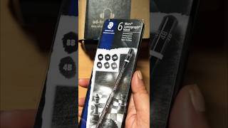 Staedtler Mars Lumograph Black Pencils Unboxing And Review shors new [upl. by Corissa]