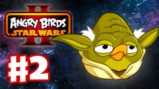 Angry Birds Star Wars 2  Gameplay Walkthrough Part 2  Yoda Helps Naboo 3 Stars iOSAndroid [upl. by Nillad337]