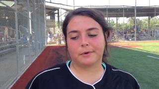 Camryn Comeaux discusses Bruslys 105 defeat of St Charles Catholic [upl. by Ibbison]