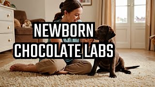 Behind the scenes Caring for baby Chocolate Labs [upl. by Devona]