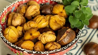 How to Roast Chestnuts at Home in the Oven [upl. by Eldnik414]