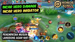 NYOBA INCAR HERO INISIATOR MUSUH MALAH BIKIN MUSUHNYA CIUT KRISIS STRATEGI😆 honorofkings hok [upl. by Loleta158]