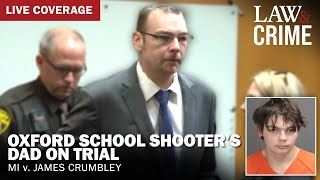 WATCH LIVE Oxford School Shooter’s Dad on Trial  MI v James Crumbley  Day Four [upl. by Varney457]