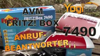 AVM FRITZ Box 7490 Anrufbeantworter einrichten amp nutzen [upl. by Lehcim]