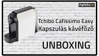 Tchibo Cafissimo Easy kapszulás kávéfőző UNBOXING  digitalkohu [upl. by Arlena173]