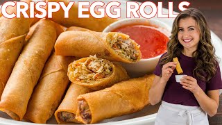 Best Homemade EGG ROLLS  Better Than Takeout [upl. by Harelda694]