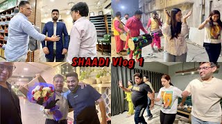 Shaadi Vlog  1  Wedding Preparations 😍 Outfit amp Dance ki Tyaari Shuru 🥳 [upl. by Emoryt383]