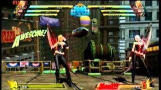 Marvel vs Capcom 3 Trish Moveset [upl. by Norvun101]