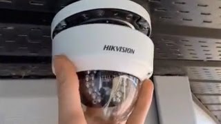 HIKVISION Dome PoE IP Security Camera Installation Guide [upl. by Lohse]