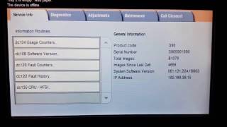 How to get into the Diagnostic Mode CE Mode Xerox WorkCentre 7425 7428 74357525753075357545 [upl. by Mcdade]