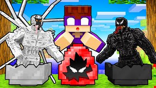 Chocando OVOS de SIMBIONTES do VENOM no Minecraft [upl. by Tito]