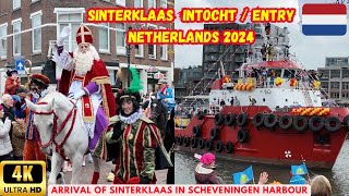 Welkom Sinterklaas in Den Haag Netherlands 2024  Dutch Tradition  StNicholas Festivities Begin [upl. by Yeldar]