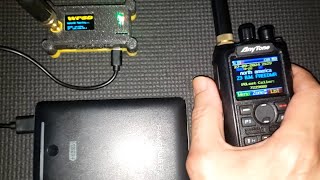 RASPBERRYPI HOTSPOT TO PHONE TO GET ON BRANDMEISTER ON THE ROAD ANYWHERE [upl. by Sama]