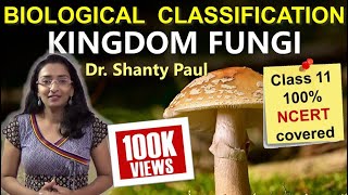 Kingdom Fungi  Biological classification lecture 4 [upl. by Inalem824]