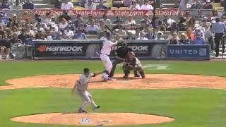 Clayton Kershaw Opening Day Homerun  Dodgers vs Giants  April 1st 2013 [upl. by Iraj937]