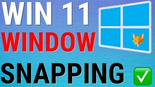 Windows 11 How To EnableDisable Window Snapping [upl. by Etty]