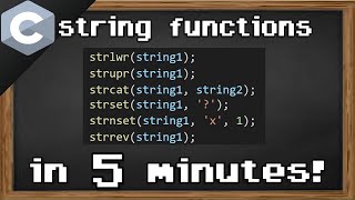 C string functions 🔠 [upl. by Knight185]