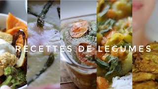 5 recettes pour MANGER PLUS DE LÉGUMES [upl. by Sugirdor]