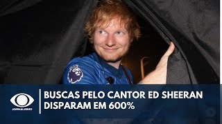 No Rio de Janeiro Ed Sheeran ganha coração e as buscas dos brasileiros [upl. by Reppart]