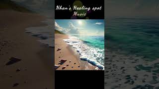 Healing Music amp Waves Sound To Clear souls amp For Deep rest The sound of sea waves [upl. by Atilam]