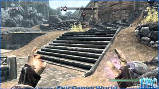 Skyrim Glitch  Infinite Stamina Trick [upl. by Adiv936]