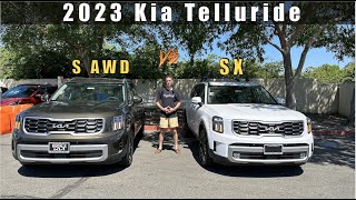 2023 Kia Telluride SX versus 2023 Kia Telluride S  Which one to buy [upl. by Standford]